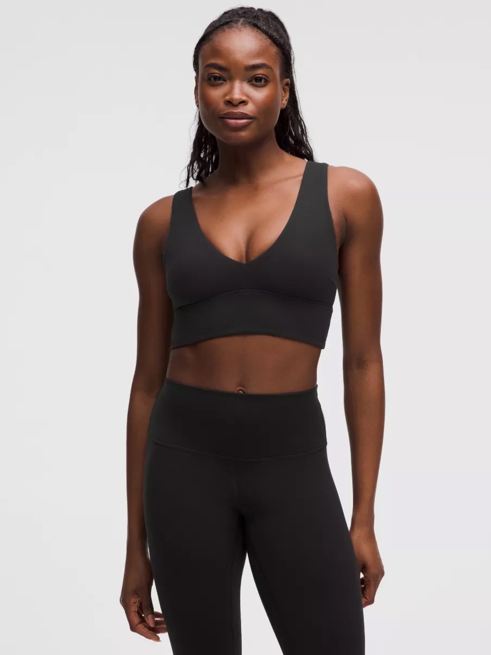 lululemon Align™ V-Neck Bra *Light Support, C/D Cup black